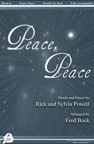 Peace, Peace SAB choral sheet music cover Thumbnail